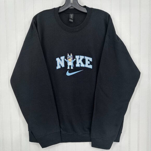 Nike Bluey Embroidered Adult Unisex Crewneck Sweatshirt - Picture 3 of 7